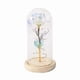 thumbnail image 1 of Mother's Day Birthday Mom Gifts Artificial Flower Rose Led Light In Glass Dome, 1 of 3