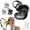 Black, variant on Hi-Fi Sports Bluetooth 5.4 Ear-Hook Headphones, Noise Cancelling Wireless Earbuds with LED Display, Secure Fit Waterproof Earphones for Running, Gym and Workout