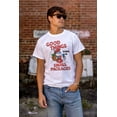 thumbnail image 4 of Santa Papa Smurf Christmas Presents Men's Graphic T Shirt Tees Brisco Brands M, 4 of 4