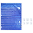 thumbnail image 3 of Tabla De Bolsillo Colgante Estándar Para El Aula Con Ganchos Para El Horario Diario School Blue Sunnimix Gráfico de bolsillo, 3 of 8