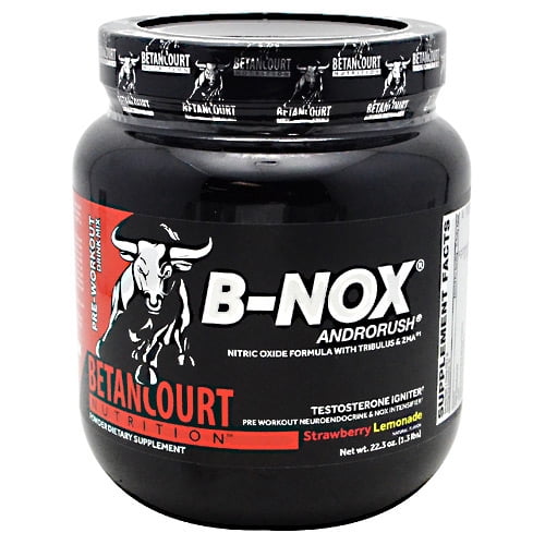 Betancourt Nutrition BNox Pre Workout Drink Mix, Strawberry Lemonade