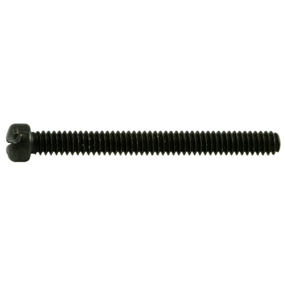 #3-48 x 1" Black Oxide Slotted Fillister Head Gun Screws (8 pcs.)