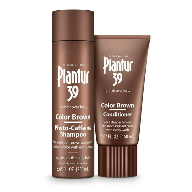 Plantur Color Brown Intensity Set - Phyto-Caffeine Shampoo and Conditioner Walmart.com