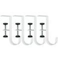 thumbnail image 5 of Fireplace Stocking Hanger Adjustable Double Hook | Polished Aluminum Rust-Resistant | Fits Mantels 0.6-2.4 Inch Thick | Heavy-Duty Garland Holder | 1 Pack, 5 of 5