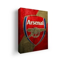 Arsenal Canvas Wall Art by Mavis Print- 12x16 inches Football Wall Decor | UV & Water Resistant HD Printed & Wooden framed Wall Art | Modern Wall Decor for Gift | Made in USA