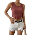 thumbnail image 1 of Liacowi Women's Sleeveless Basic Camisoles Crop Top Sexy Ribbed Knit Slim Fit t Vest Tank Tops, 1 of 6