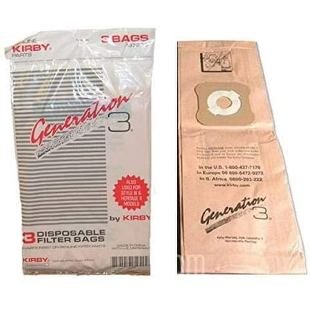 Kirby G3 G4 G5 G6 Sentria & Style 3 vacuum sweeper bags