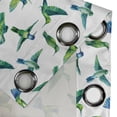 thumbnail image 4 of Ambesonne Bird Grommet Curtain, Hummingbird Jungle Exotic Art, 50"x84", Lime Green Persian Blue, 4 of 5
