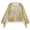 Gold, variant on Girls Sequin Jacket Kids Toddler Glitter Shiny Zip Up Metallic Coat Trendy Outwear Size 12-14 Years