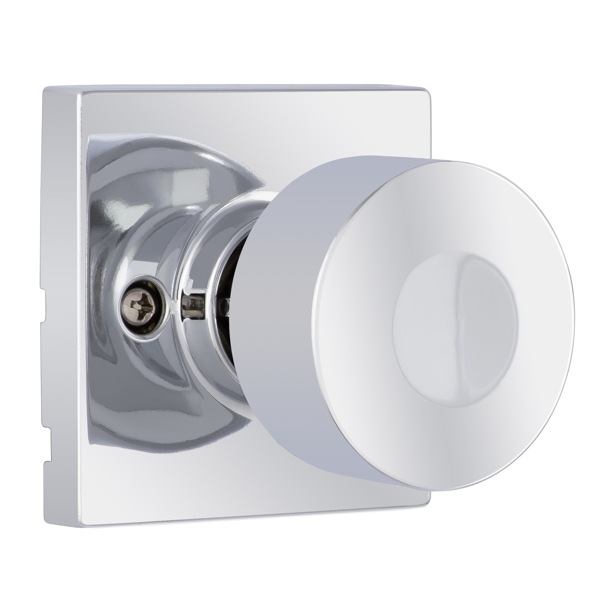 Miseno MLK4090SN Quattro Shaker Passage Door Knob Set - Nickel