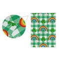 thumbnail image 3 of Ryvnso Rainbow on Checkered Garden Flag 12x18 Inch Double Sided Seasonal Yard Decoration, 3 of 6