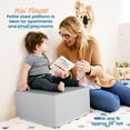thumbnail image 4 of ECR4Kids SoftZone Junior Mix n' Match Pedestal 360 Degree Climber, Beginner Playset, Grey, 4 of 9