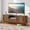 3-walnut-70in, variant on 51" Fluted TV Stand, Mid-Century Entertainment Center for 60" TVs with Drawers & Sliding Doors, Curved Media Console