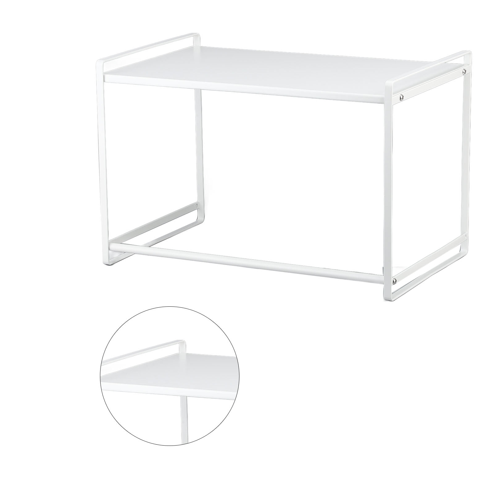 Microwave Stand Countertop, Stackable 44 Pounds Load Bearing Carbon Steel Smoothly Easy Installation Microwave Oven Rack Easy To Clean  for Garage for Kitchen