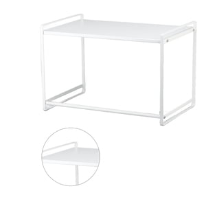 Micro-ondes stand comptoir, empilable 44 Pounds Roulement en acier au carbone Installation facile Micro-ondes Rack de four Facile à nettoyer pour garage pour cuisine