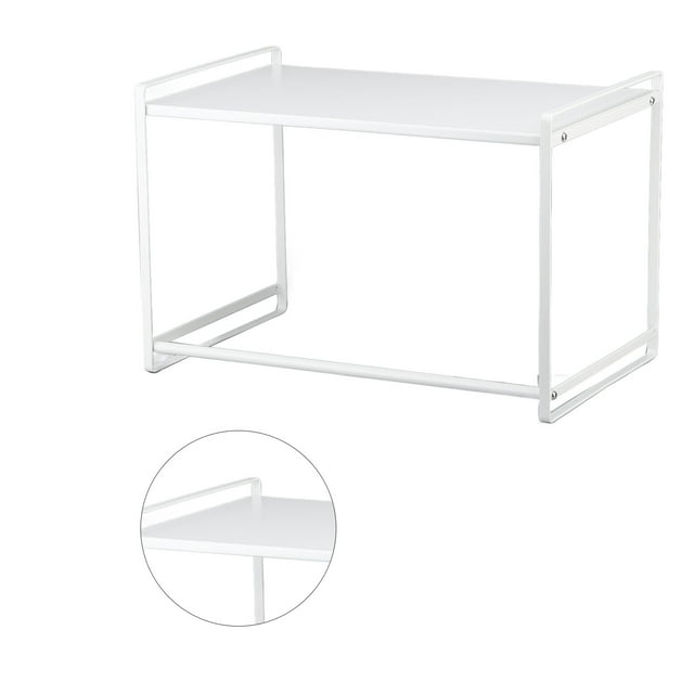 Microwave Stand Countertop, Space Saving Microwave Storage Rack Stackable Smoothly 44 Pounds Load Bearing for Home for Living Room