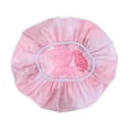 thumbnail image 5 of Unique Bargains 1 Pc Durable Shower Cap for Business Travel Red Waterproof Polyester PEVA, 5 of 6