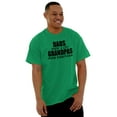 thumbnail image 5 of Dad Knows A lot Grandpa Everything Men's Graphic T Shirt Tees Brisco Brands X, 5 of 6