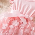 thumbnail image 5 of Baby Girl 3D Flower Princess Dress Birthday Wedding Sundress for 12M-5T, 5 of 7