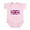Petal Pink, variant on CafePress - Union Jack Body Suit - Baby Light Bodysuit, Size Newborn - 24 Months