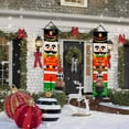 thumbnail image 7 of 1 Pair Nutcracker Christmas Porch Decorations Outdoor Soldier Model Hanging for Kids Home Party, 71" x 12", 7 of 7