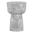 thumbnail image 1 of Pemberly Row Table d'Appoint Contemporaine Gris en Faux Marbre pour Intérieur/extérieur, 1 of 5