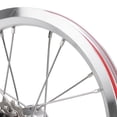 thumbnail image 4 of Wheelset, Three Speed Change Rim Motocross Tires, Front 2 Rear 5 Bearing V Brake 14in Disc Brake for Road Bike Motocross BIke Bicycle black,red,silver, 4 of 8