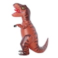 thumbnail image 4 of Seasons Adults T-Rex Inflatable Costume Fancy Dinosaur Dress Halloween Costume, One Size Fits Most, 4 of 7