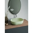 thumbnail image 4 of Ruvati 19-inch Avocado Lime Green epiStone Solid Surface Bathroom Vessel Sink, 4 of 9