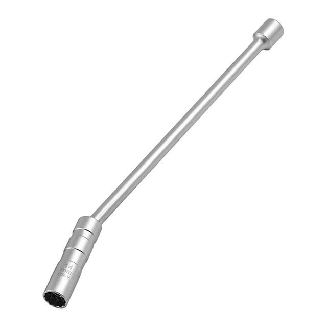 Mistaha 12-Point Swivel Spark Plug Socket Tool for Car Repair - 305mm Long Handle, Universal 14mm/16mm Spark Plug Extractor