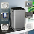thumbnail image 3 of Portable Washing Machine 2.0 Cu.Ft. Full-Automatic Compact Washer Machine for Apartment, 10 Wash Program Small Portable Washer for Dorm, Apartment, RV, Home, Silver, 3 of 7