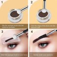 thumbnail image 4 of 8Pcs Foundation Sponge Powder Brush Makeup Puff Sponge with Handle Mushroom Makeup Concealer Brush for Women Girls, 4 of 5
