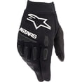 thumbnail image 1 of Guantes Alpinestars Full Bore de gamuza sintética en blanco y negro, 1 of 2