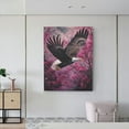 thumbnail image 6 of KLL Flower Bald Eagle Print Farmhouse Canvas Wall Art,Wall Decorations For Living Room Office Canvas Wall Decor for Home Decorations, 12'×16’’, 6 of 8