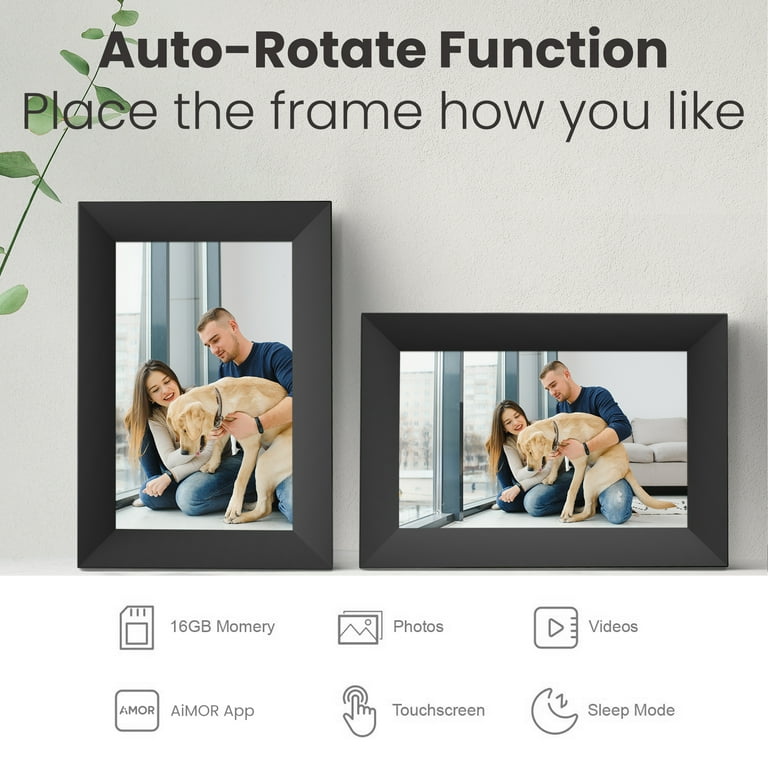 FANGOR 10.1 Inch WiFi Digital Picture Frame 1280x800 HD IPS Touch Screen| F-102KZ | AYOUB