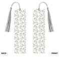 thumbnail image 2 of Kdxio Lilies Flowers Print Metal Tassel Bookmarks,Perfect Gift for Art Lovers and Bookworms Metal Bookmarks for Women, 2 of 8