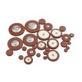 thumbnail image 4 of 28 Pcs Professional Soprano Saxophone Leather Pads Replacement Accessories Specification:Treble, 4 of 8