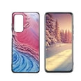 thumbnail image 1 of Compatible with Motorola MOTO Edge 2021 Phone Case, Blue Marble 51 Case Men Women, Flexible Silicone Shockproof Case for Motorola MOTO Edge 2021, 1 of 1