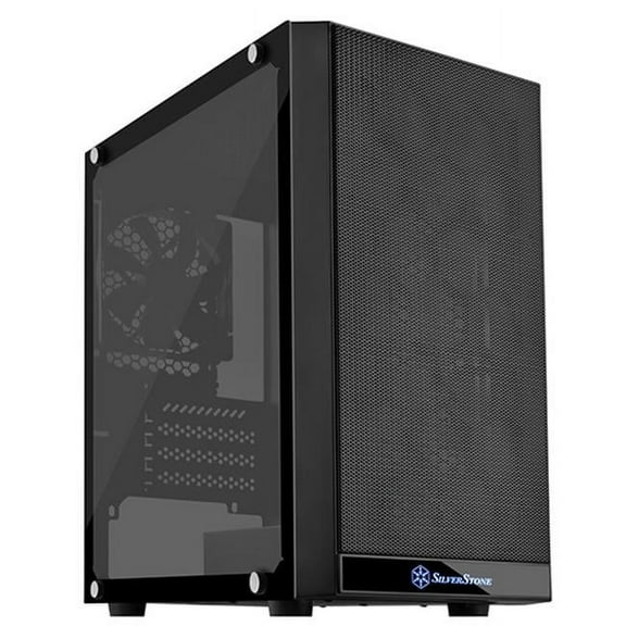 SilverStone Technologies  Micro ATx Computer Case, Tempered Glass RGB, Black