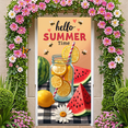 thumbnail image 4 of Decorative Design Summer Celebration Colorful Theme Hello Summer Refreshment Lemon Decor Watermelon Banner for Outdoor Party Beach Decoration Picnic Setup, 4 of 7
