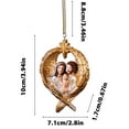 thumbnail image 3 of hengsof 2pcs Resin Heart Shaped Nativity Ornament Holy Family Christmas Tree Ornament Baby Jesus Holiday Decor, 3 of 8