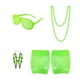 thumbnail image 5 of Advancent 1 Juego de disfraces de los años 80, luminosa, accesorios de Cosplay, ropa de propósito especial, accesorio de fiesta, estilo Type2 NO2, 5 of 6