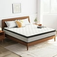 Full Size Mattress，Madinog 10 inch Full Size Innerspring Mattress, Hybrid Mattress in a Box