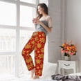 thumbnail image 6 of Picia Christmas With Gold Snowflakes Womens Soft Woven Cotton Elastic Waistband Sleep Pajama Pant Lounge Sleep Pant With Pockets And Drawstring-X-Large, 6 of 9