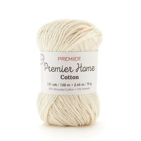 UPC: 0847652020693 | Premier Yarns Home Cotton Yarn Solid-Cream -38-2