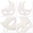 thumbnail image 3 of Unique Bargains 1 Pc Three-Pointed Party Mask White Pulp, 3 of 5