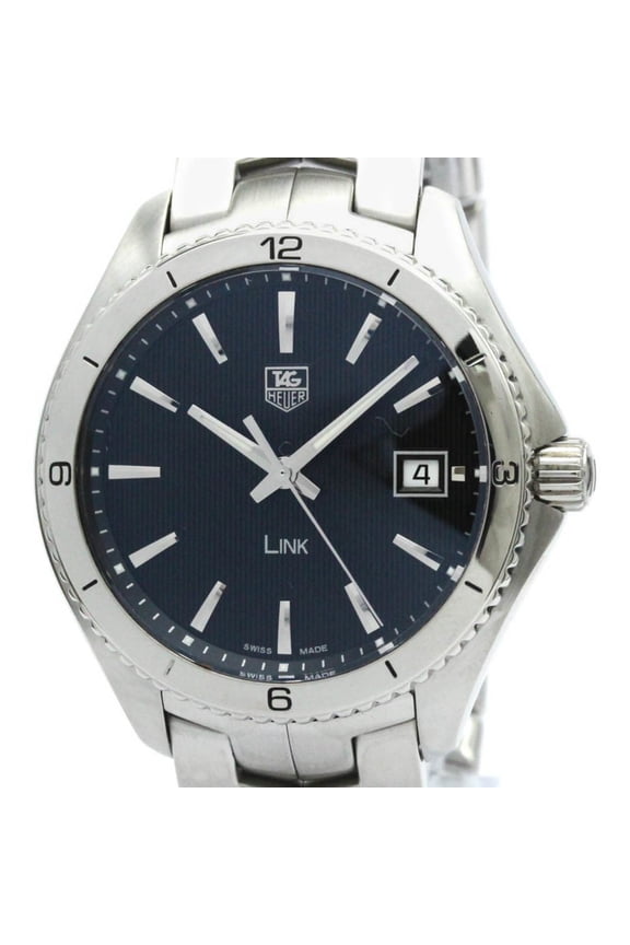 Pre-Owned Polished TAG HEUER Link Stainless Steel Automatic Mens Watch WAT1110... (Good)