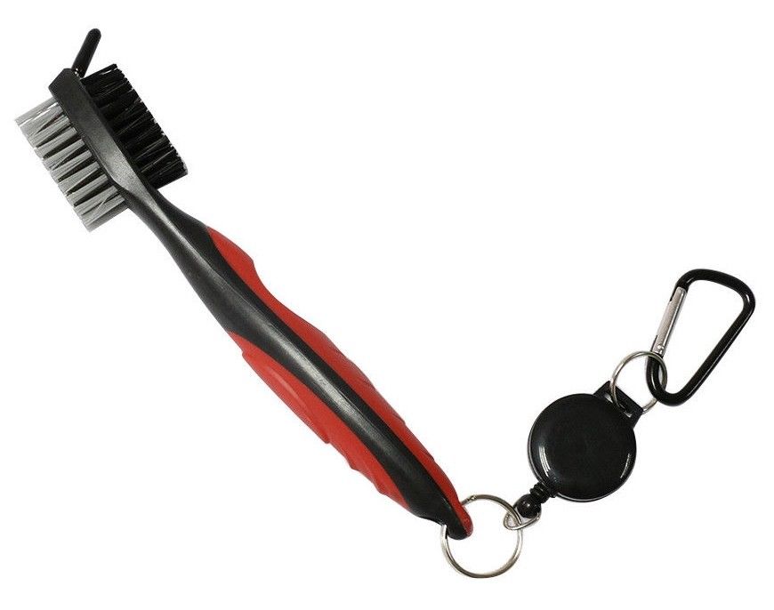 Golf Brushes Golf Club Cleaning Brush 2 Sided Retractable Tool Club
