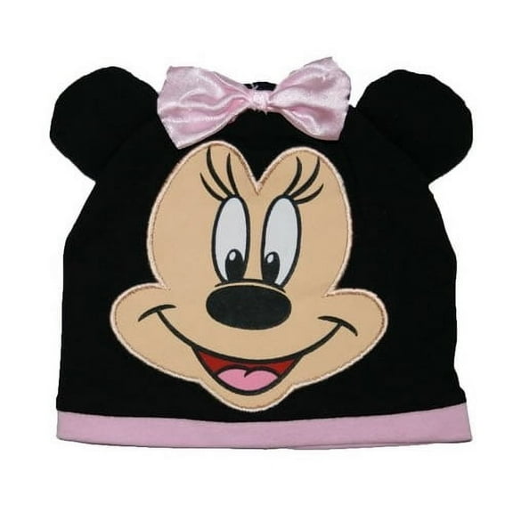 Disney Minnie Infant Hat Pink w/Bow