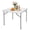 White33"x33", variant on 3 ft Indoor Outdoor Heavy Duty Portable Plastic Folding Table, Square Card Desk Utility Table Game Table for Puzzles Crafting Picnic Camping Dining Party, White
